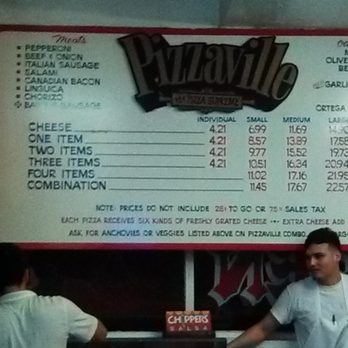 Pizzaville - Pizzaville menu - Pizza Near Me - Bakersfield, California