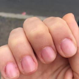 Ruined my nails. Unskilled workers. On top of everything was charged for this mess. I had looong beautiful nails before I came out of there. Ruined my nails. Unskilled workers. On top of everything was charged for this mess. I had looong beautiful nails before I came out of there.