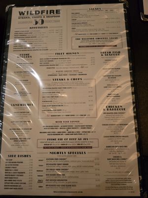 Menu photo 4 Wildfire Schaumburg, IL Menu photo 4 Wildfire Schaumburg, IL