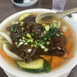 Beef stew noodle soup