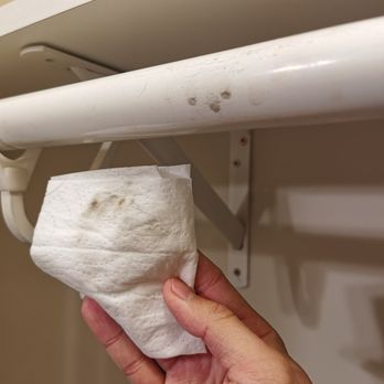 D&M Cleaning Services - I could easily wipe off the dirt that was left on the closet rods after their cleaning with wet paper towel - Home Cleaning Near Me