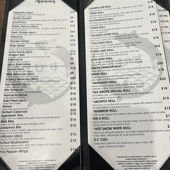EBISU - Appetizer and Special Rolls - Japanese Near Me - Elk Grove, California EBISU - Appetizer and Special Rolls - Japanese Near Me - Elk Grove, California