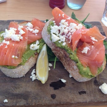 Plum Tucker Cafe - Two slices of the #3 avo on toast - Cafes Near Me - Red Hill, QLD