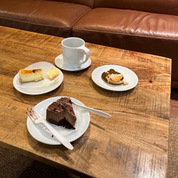 Svitoch - Creme brûlée cake, chocolate mousse cake with caramel, and fruit tart, with house coffee. - Grocery Near Me - Vancouver, Washington