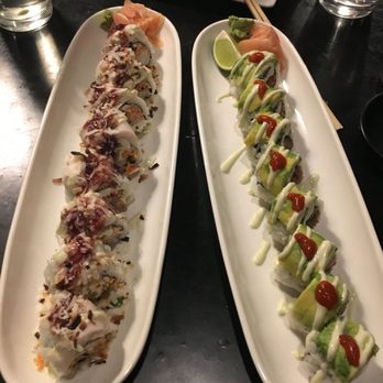 Jina Yoo's Asian Bistro - Left-cherry bomb Right-madre de dragon - Asian Fusion Near Me - Columbia, Missouri