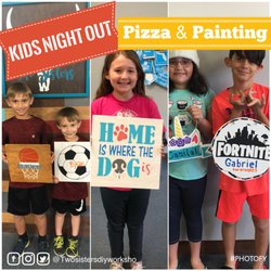 Two Sisters DIY Workshop - Kids Night Out each month so parents can take a night off.