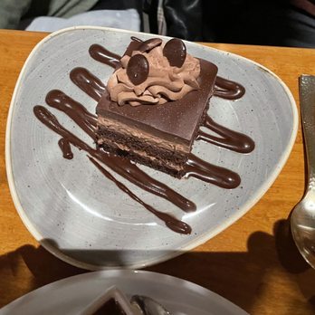 The Maple Room - Chocolate mousse cake. - American Near Me - Vienna, Virginia The Maple Room - Chocolate mousse cake. - American Near Me - Vienna, Virginia