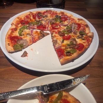 Peri Brothers - 12 inch Times Square Pizza - Pizza Near Me - Raleigh, North Carolina Peri Brothers - 12 inch Times Square Pizza - Pizza Near Me - Raleigh, North Carolina