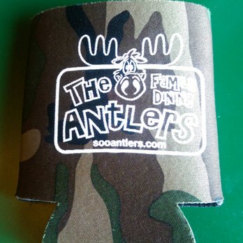The Antler's - Souvenir can coozy $2.95. - Steakhouses Near Me - Sault Sainte Marie, Michigan The Antler's - Souvenir can coozy $2.95. - Steakhouses Near Me - Sault Sainte Marie, Michigan