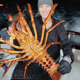 Jackpot lobster caught on 12-22. Great time had by all! Lots of fish and lobsters! Jackpot lobster caught on 12-22. Great time had by all! Lots of fish and lobsters!