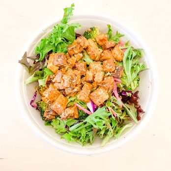 Roots Natural Kitchen - Create Your Own Bowl with Red Chili Miso Tofu - Salad Near Me - Richmond, Virginia Roots Natural Kitchen - Create Your Own Bowl with Red Chili Miso Tofu - Salad Near Me - Richmond, Virginia