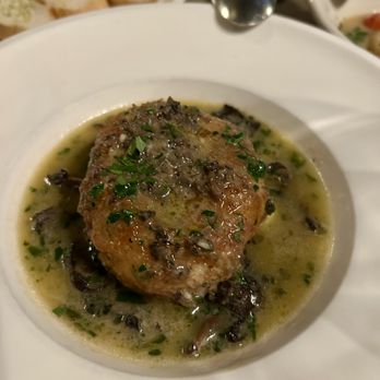 Torchio Pasta Bar - breaded and fried burrata with a mushroom sauce! - Italian Near Me - Chicago, Illinois Torchio Pasta Bar - breaded and fried burrata with a mushroom sauce! - Italian Near Me - Chicago, Illinois