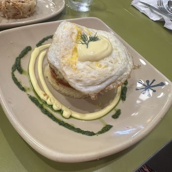 Snooze, an A.M. Eatery - Parmesan-Panko Crab Cake Benedict* - Breakfast & Brunch Near Me - Charlotte, North Carolina Snooze, an A.M. Eatery - Parmesan-Panko Crab Cake Benedict* - Breakfast & Brunch Near Me - Charlotte, North Carolina