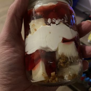 Slim Chickens - Cherry Cheesecake Jar Dessert - Chicken Wings Near Me - Lincoln, Nebraska Slim Chickens - Cherry Cheesecake Jar Dessert - Chicken Wings Near Me - Lincoln, Nebraska