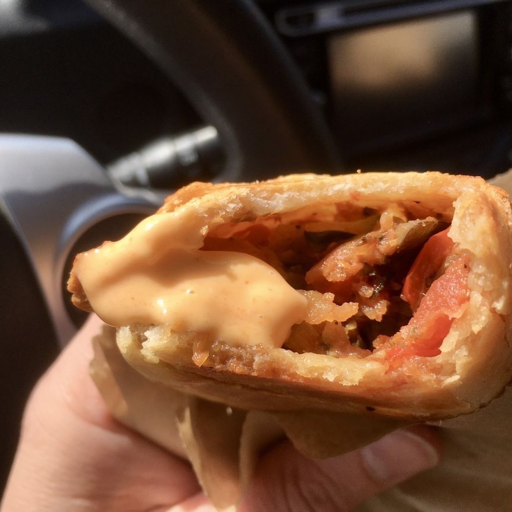 Savory Crust - Ratatouille one with Sriracha Aioli - Empanadas Near Me - Carol Stream, Illinois Savory Crust - Ratatouille one with Sriracha Aioli - Empanadas Near Me - Carol Stream, Illinois