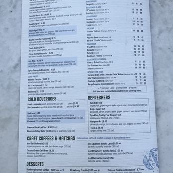True Food Kitchen - Cocktails and drink menu - Vegetarian Near Me - Pasadena, California True Food Kitchen - Cocktails and drink menu - Vegetarian Near Me - Pasadena, California