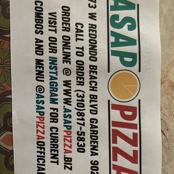 ASAP Pizza - Restaurant info - Pizza Near Me - Gardena, California ASAP Pizza - Restaurant info - Pizza Near Me - Gardena, California