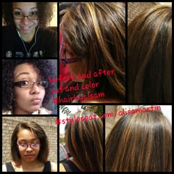 Daneli'z - Before and after cut and color. Facebook.com/hairbyalisam www. Styleseat.com/alisamartin