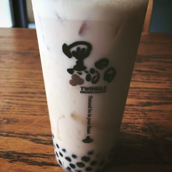 Twinkle Tea - Alhambra - Roasted Oolong Milk Tea with Boba and Pudding! So good - Coffee & Tea Near Me - Alhambra, California