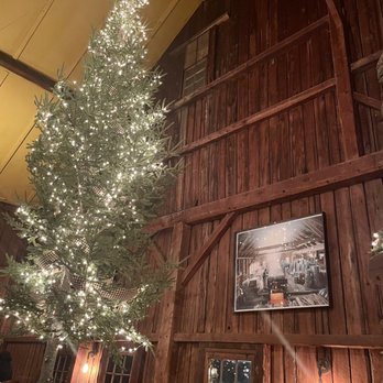 The Barn Restaurant & Tavern - a christmas tree - New American Near Me - Pawlet, Vermont
