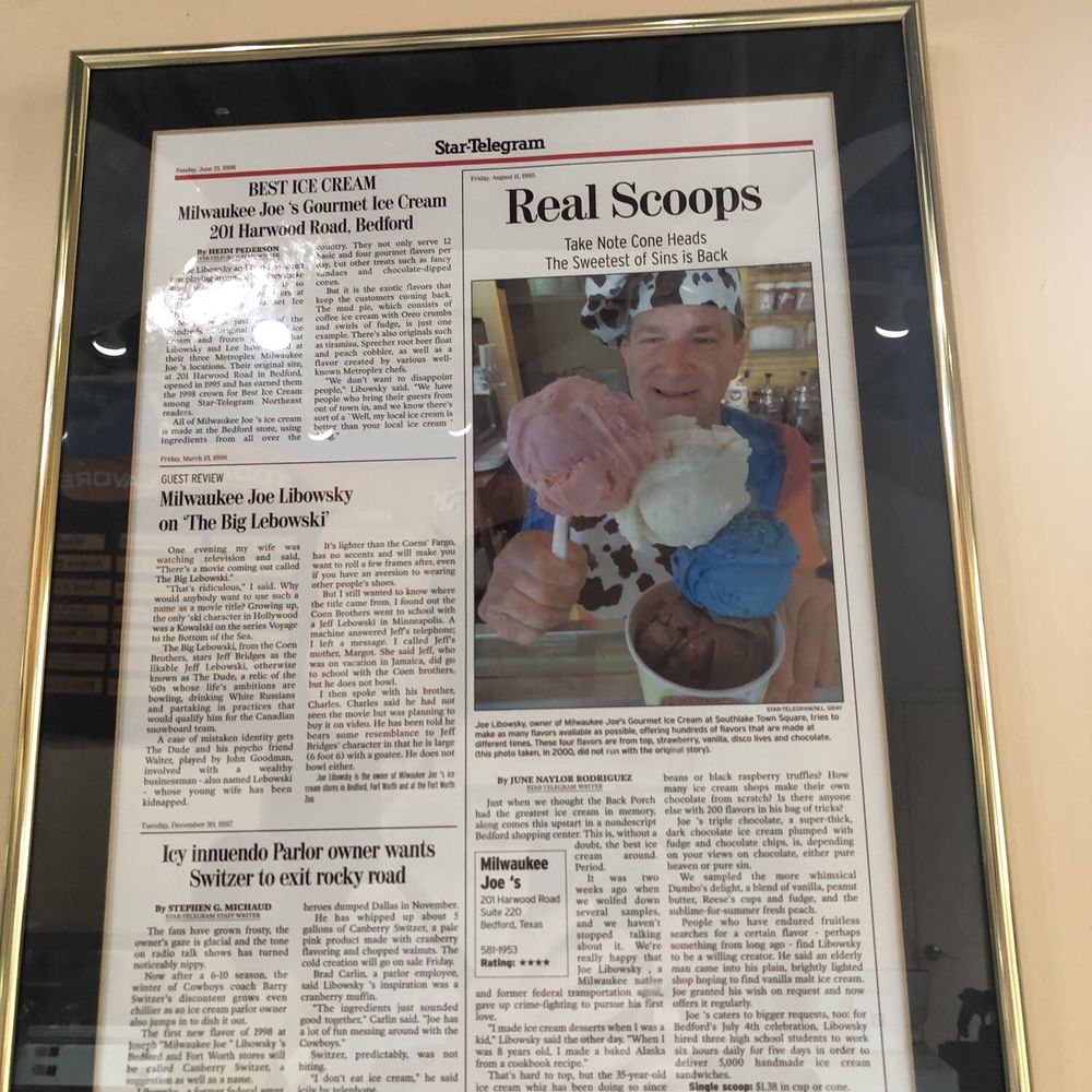 Milwaukee Joe's - Article - Ice Cream & Frozen Yogurt Near Me - Southlake, Texas Milwaukee Joe's - Article - Ice Cream & Frozen Yogurt Near Me - Southlake, Texas