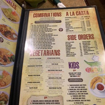El Comal - Combinations, vegetarian and kids menu - Mexican Near Me - Clarksville, Tennessee