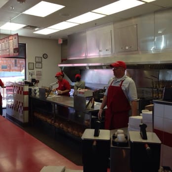 Five Guys - The prep area. - Burgers Near Me - Las Vegas, Nevada