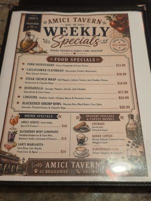 Menu photo 4 Amici Tavern North Haven, CT Menu photo 4 Amici Tavern North Haven, CT