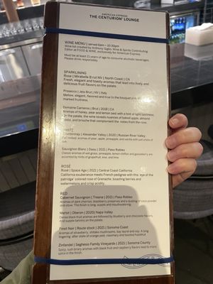 Menu photo 3 The Centurion Lounge San Francisco, CA Menu photo 3 The Centurion Lounge San Francisco, CA
