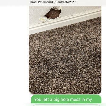 J&D Home Innovations - a text message about a hole in the wall - General Contractors Near Me J&D Home Innovations - a text message about a hole in the wall - General Contractors Near Me