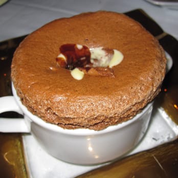 Gary Danko - Baked Chocolate Soufflé with Two Sauces - New American Near Me - San Francisco, California