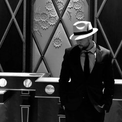 Panama Hat Company - Bleached white stingy brimmed custom fedora (PHC 04) in Vegas.
