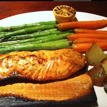 Seasons 52 - Cedar Planked Salmon - New American Near Me - Plano, Texas Seasons 52 - Cedar Planked Salmon - New American Near Me - Plano, Texas