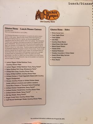 Menu photo 3 Cracker Barrel Old Country Store Nicholasville, KY Menu photo 3 Cracker Barrel Old Country Store Nicholasville, KY