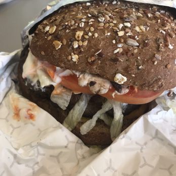 Johnny Fresco - a sandwich wrapped in aluminum foil - Burgers Near Me - Waterloo, Ontario