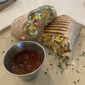 Eat Real Cafe - Meat Lovers Breakfast Burrito - Cafes Near Me - Newhall, California Eat Real Cafe - Meat Lovers Breakfast Burrito - Cafes Near Me - Newhall, California