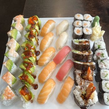 Hokkaido - a variety of sushi on a plate - Japanese Near Me - Harrisonburg, Virginia Hokkaido - a variety of sushi on a plate - Japanese Near Me - Harrisonburg, Virginia