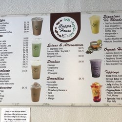 Boba Kulture - Drink menu