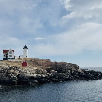 Nubble Lighthouse - View from the parking lot - Landmarks & Historical Buildings Near Me - York, Maine
