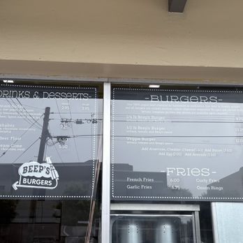 Beep’s Burgers - Menu - Burgers Near Me - San Francisco, California Beep’s Burgers - Menu - Burgers Near Me - San Francisco, California