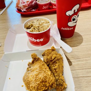 Jollibee - Chicken Joy and adobo rice - Chicken Shop Near Me - Wheaton, Maryland