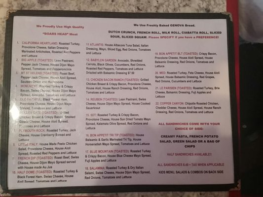 Menu photo 6 Bon Appetit Lodi, CA