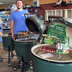 We are the areas largest Big Green Egg dealer.