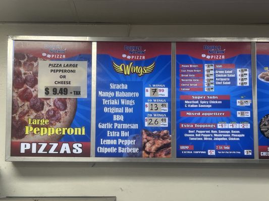 Menu photo 1 Double or Nothing Pizza & Pasta Montclair, CA Menu photo 1 Double or Nothing Pizza & Pasta Montclair, CA