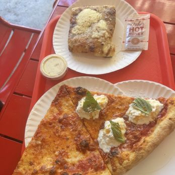 Mama's Boy - Cacio e Pepe grandma's style, burrata slice, cheese slice - Pizza Near Me - Oakland, California