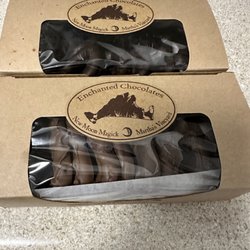 New Moon Magick - Enchanted Chocolates - Dark chocolate-covered pretzels.