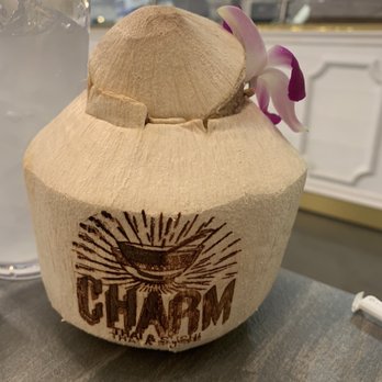 Charm Thai and Sushi - Fresh coconut juice - Thai Near Me - Windermere, Florida Charm Thai and Sushi - Fresh coconut juice - Thai Near Me - Windermere, Florida