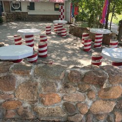 Charley Wright Creek Walk - Called the North Pole seating area so would assume it's used at Christmas.