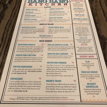 Bang Bang Kitchen - Menu - New Mexican Cuisine Near Me - Seattle, Washington