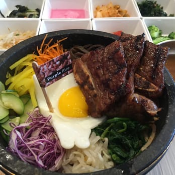 Mixed Grain - DOLSAT (Sizzling works) w/ purple rice and kalbi! ...along with awesome sides - Korean Near Me - Walnut Creek, California Mixed Grain - DOLSAT (Sizzling works) w/ purple rice and kalbi! ...along with awesome sides - Korean Near Me - Walnut Creek, California